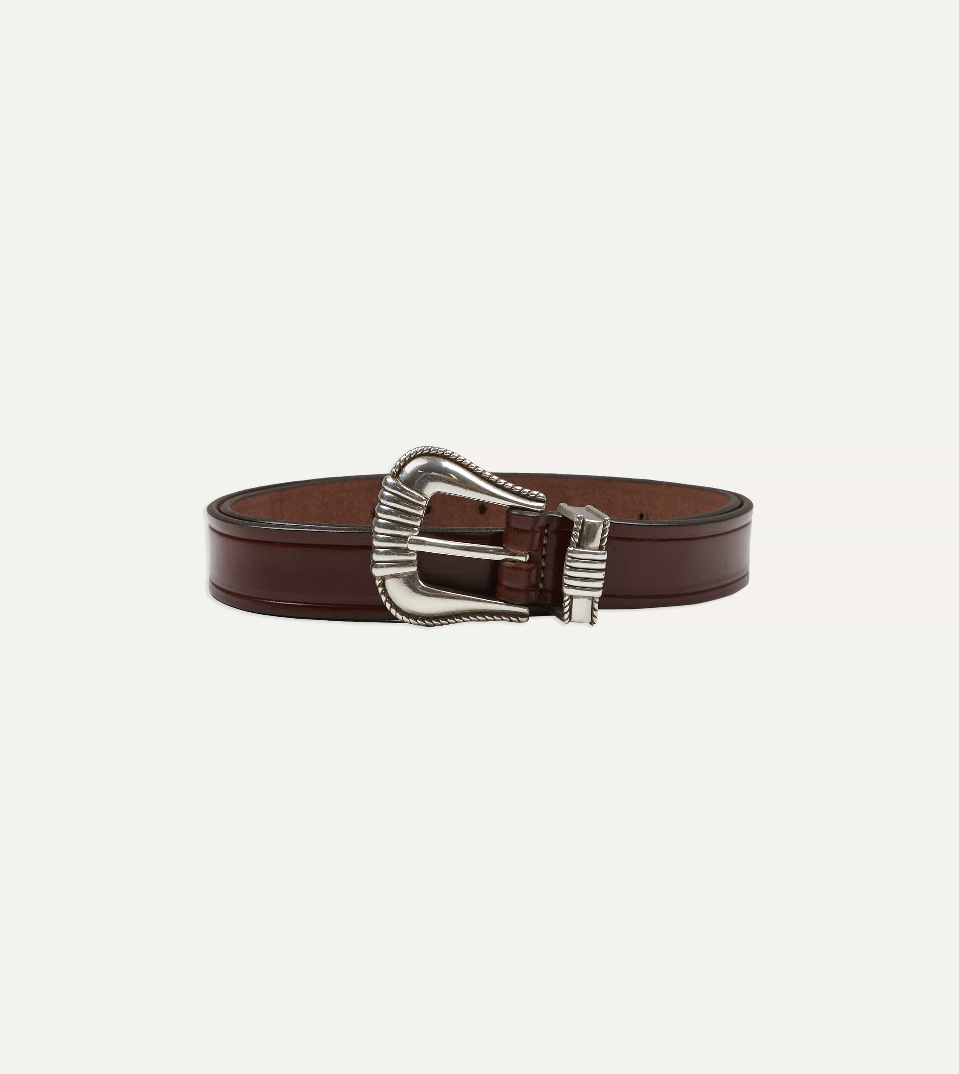Monitaly Extended 1" Oakbark Leather Belt
