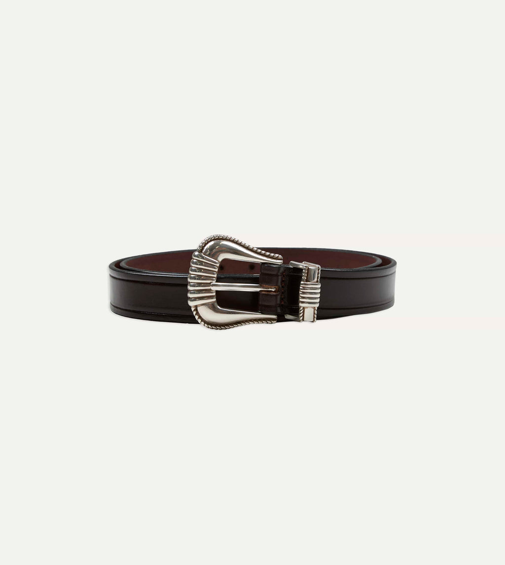 Monitaly Extended 1" Havana Leather Belt
