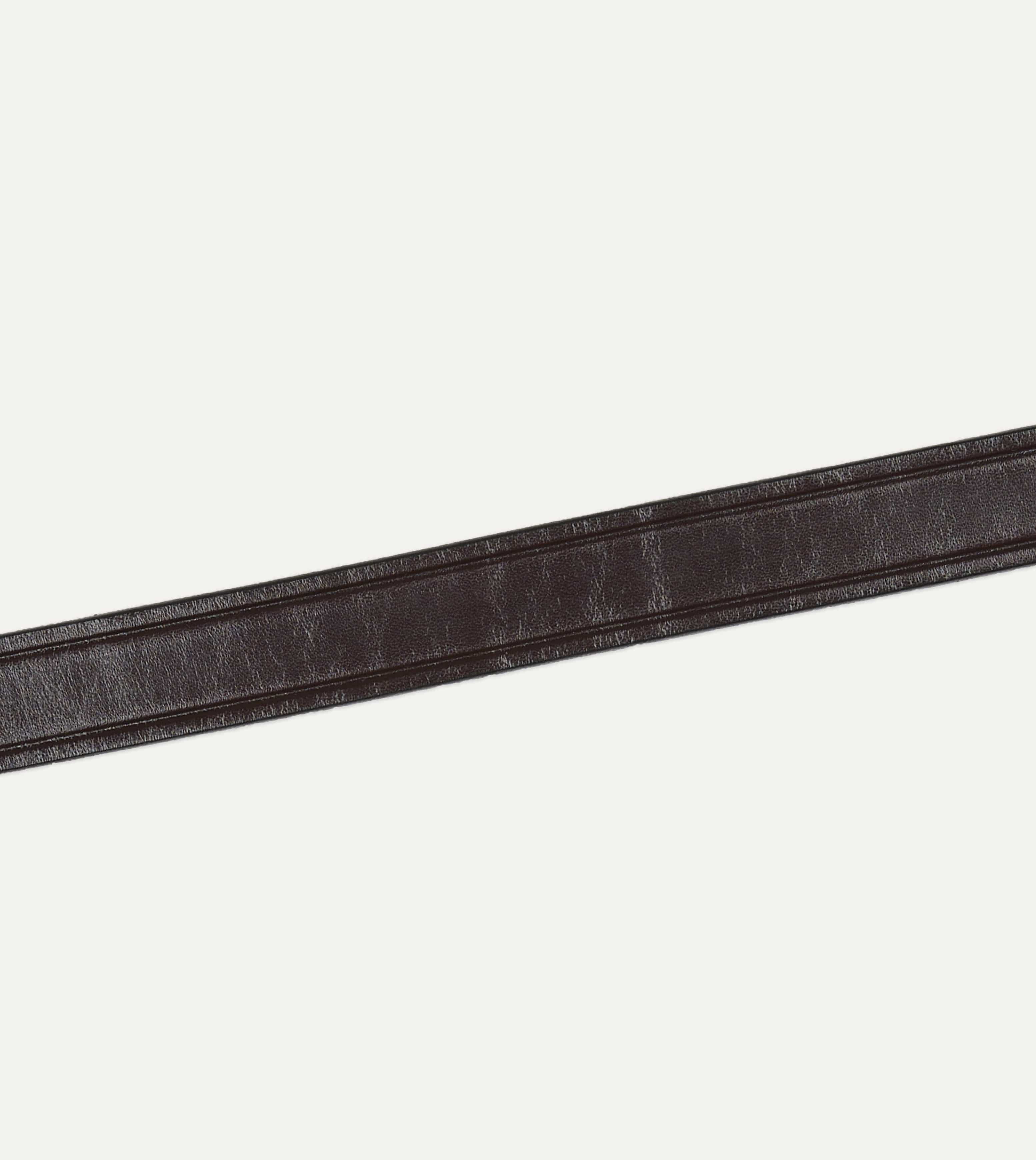 Monitaly Extended 1" Havana Leather Belt
