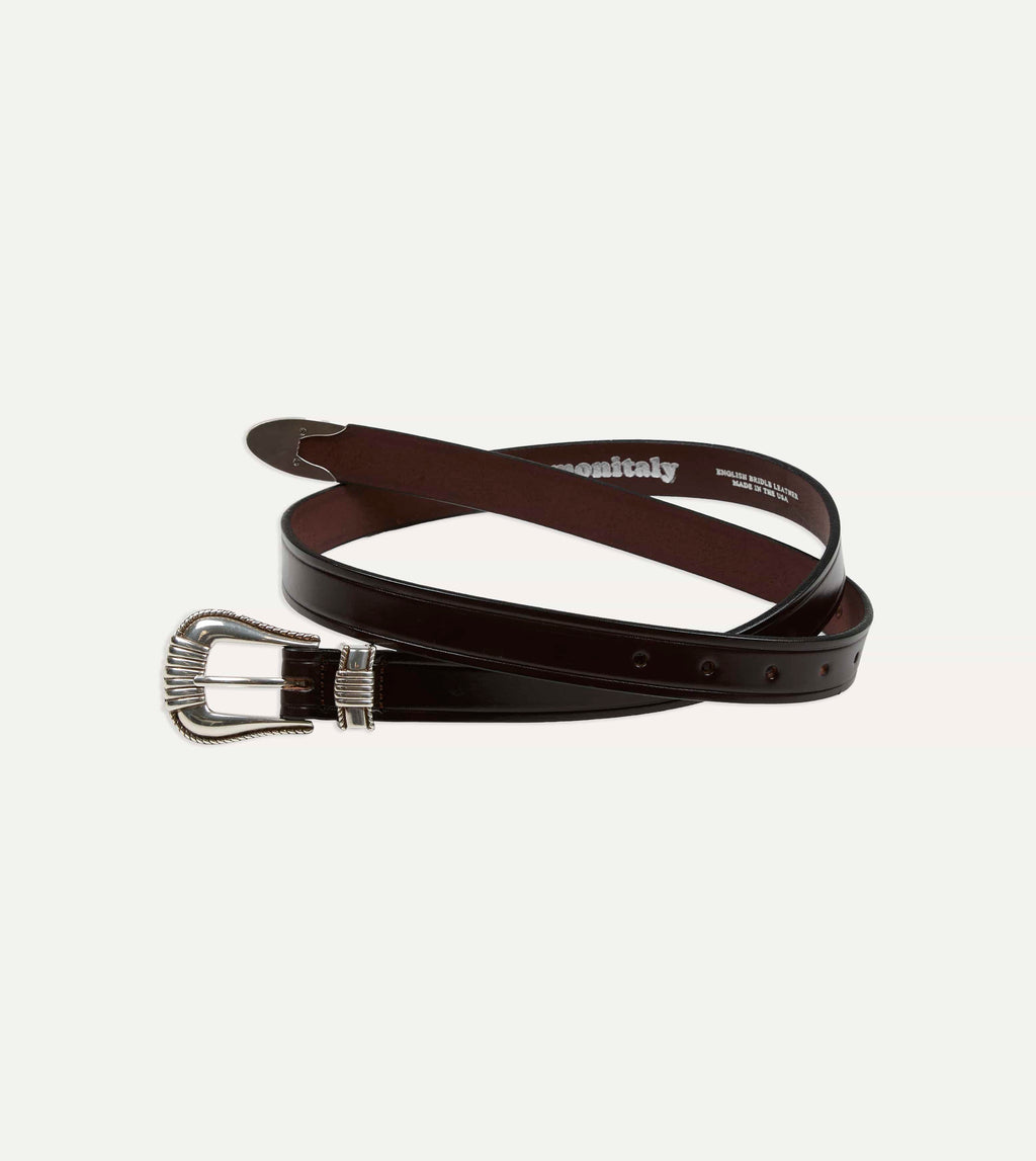 Monitaly Extended 1" Havana Leather Belt