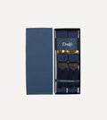 Navy Silk Trouser Braces